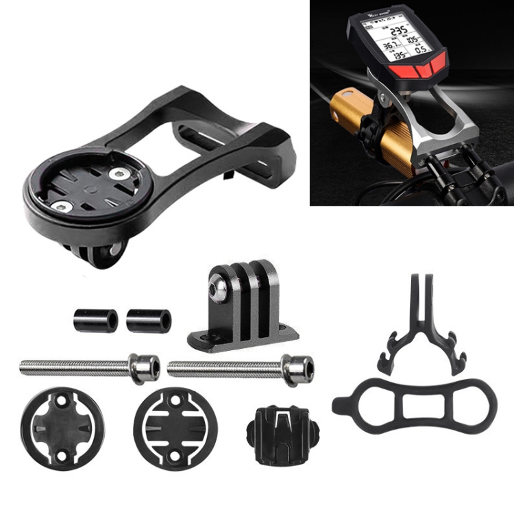 Mountain Bike Code Table Seat Bicycle Extension Bracket Light Stand(Black)