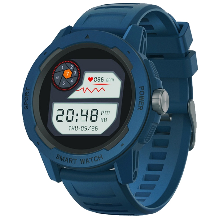NORTH EDGE Mars 2 1.4 inch Full Touch Screen Outdoor Sports Bluetooth Smart Watch, Support Heart Rate / Sleep / Blood Pressure / Blood Oxygen Monitoring & Remote Control Camera & 7 Sports Modes(Blue)
