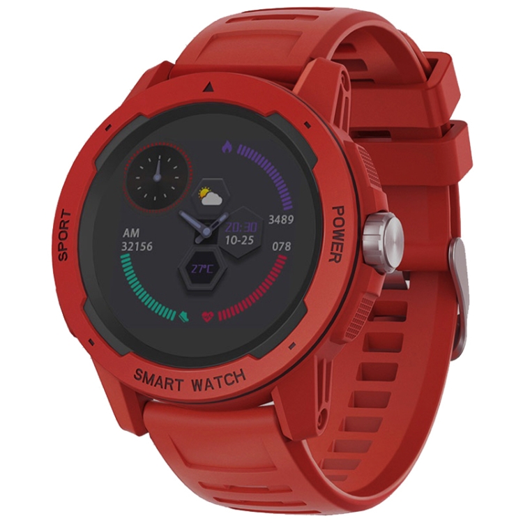 NORTH EDGE Mars 2 1.4 inch Full Touch Screen Outdoor Sports Bluetooth Smart Watch, Support Heart Rate / Sleep / Blood Pressure / Blood Oxygen Monitoring & Remote Control Camera & 7 Sports Modes(Red)