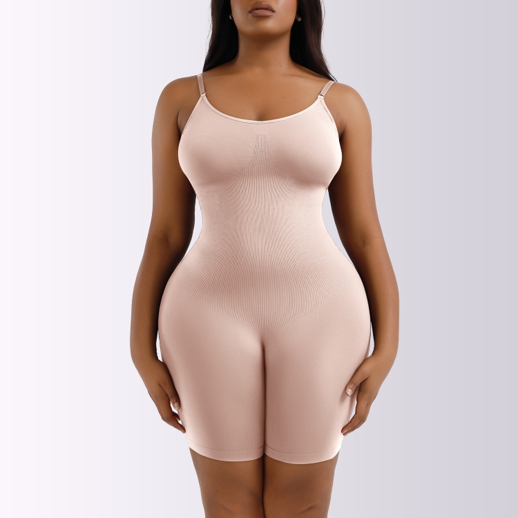 One-piece Hip Lifting Seamless Body Shaper Ladies Corset Waist Belly Pants, Size: XXL(Complexion)