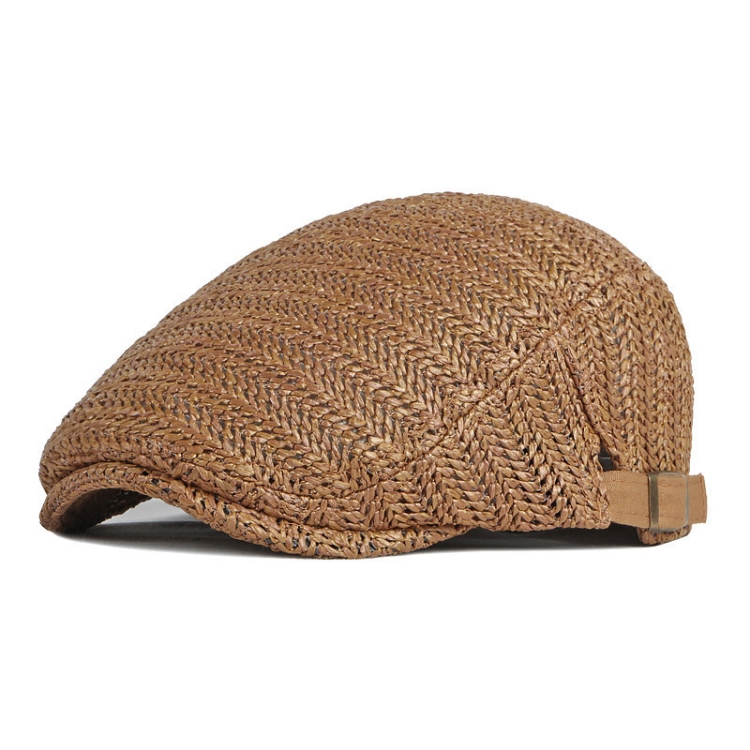 Outdoor Breathable Mesh Beret Painter Hat(Coffee)
