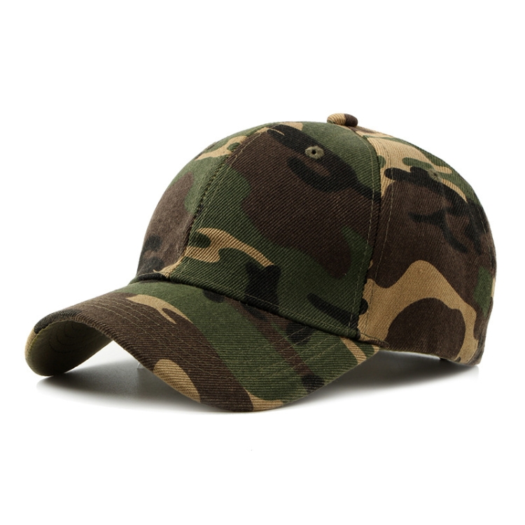 Outdoor Mountain Travel Camouflage Duck Tongue Cap(Army Green)