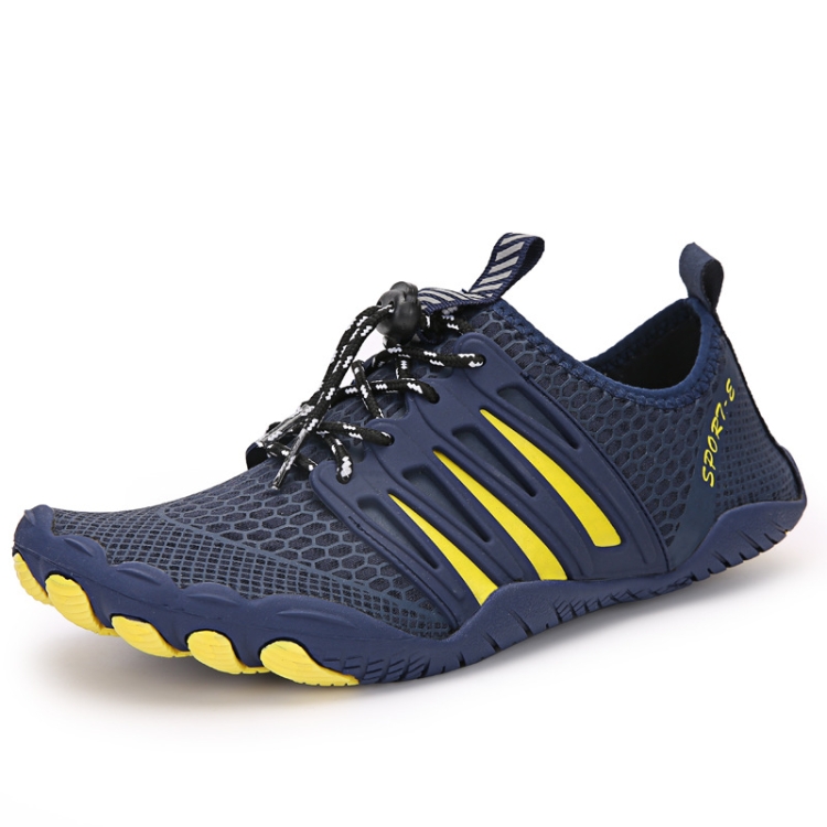 Outdoor Sports Hiking Shoes Antiskid Fishing Wading Shoes Lovers Beach Shoes, Size: 40(Dark Blue)