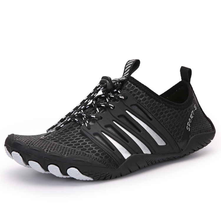 Outdoor Sports Hiking Shoes Antiskid Fishing Wading Shoes Lovers Beach Shoes, Size: 41(Black)