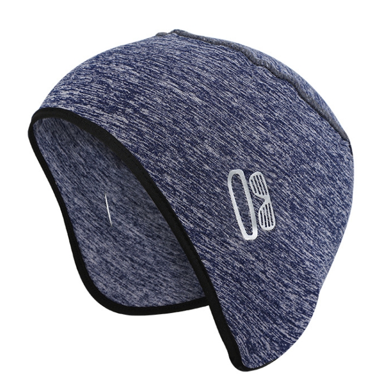 Outdoor Sports Warm Ear Hat Helmet Lining Winter Riding Skull Cap, Size: Free Code(White gray)