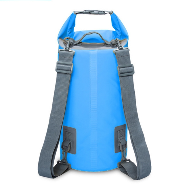 Outdoor Waterproof Dry Dual Shoulder Strap Bag Dry Sack, Capacity: 5L (Blue)
