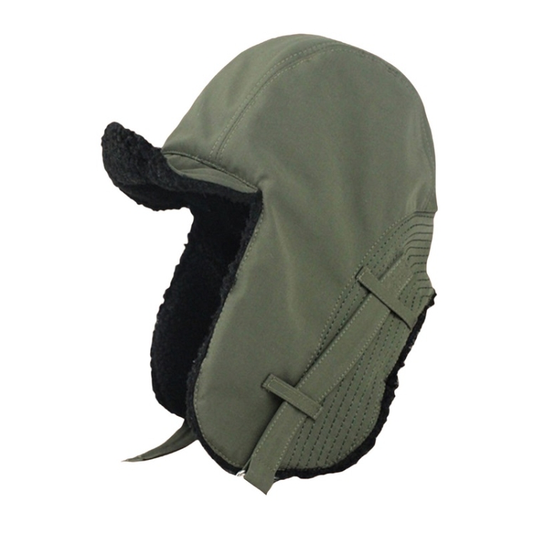 Outdoor Winter Thickened Fleece Windproof Warm Ski Cap(Green)