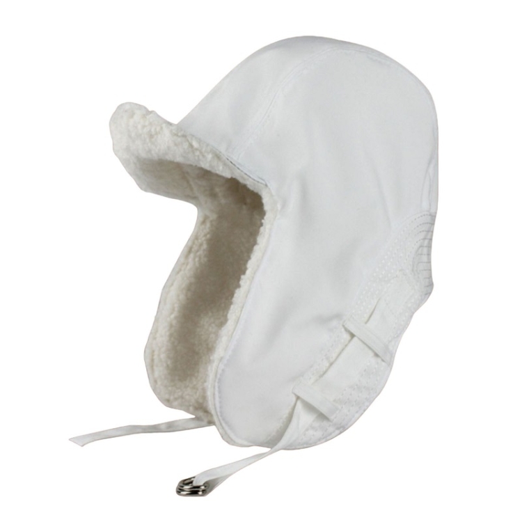 Outdoor Winter Thickened Fleece Windproof Warm Ski Cap(White)