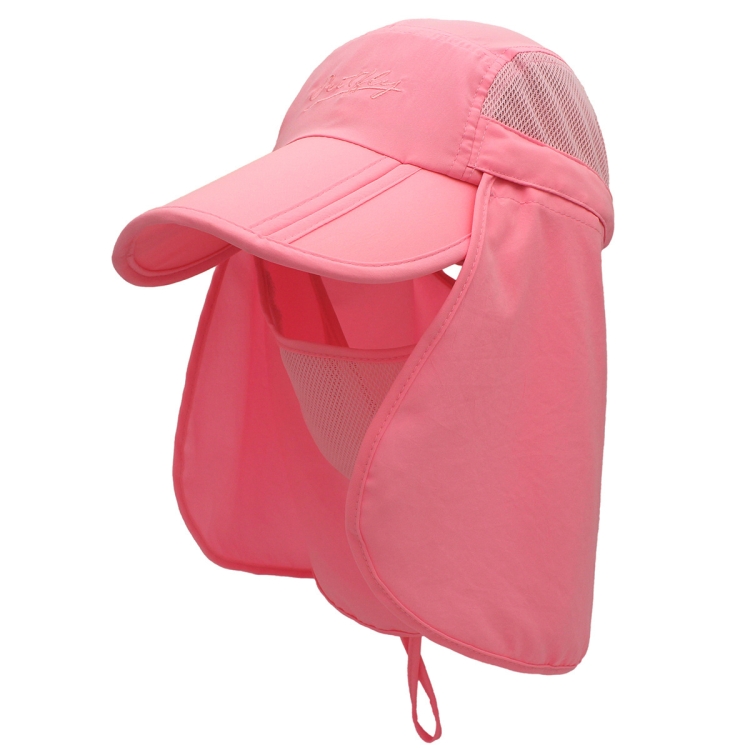 outfly 360 Degree Anti-Ultraviolet Hat Quick Drying Sun Cap, Size: Adjustable(Child Pink)