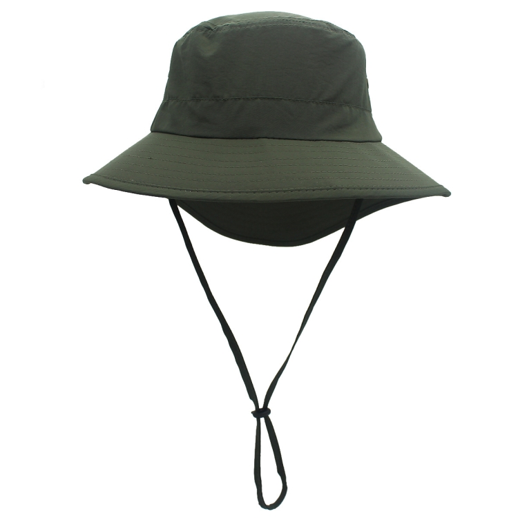 outfly Outdoor Breathable Fisherman Cap Lengthening Fish Tail Hiking Sunshade Cap(Army Green)
