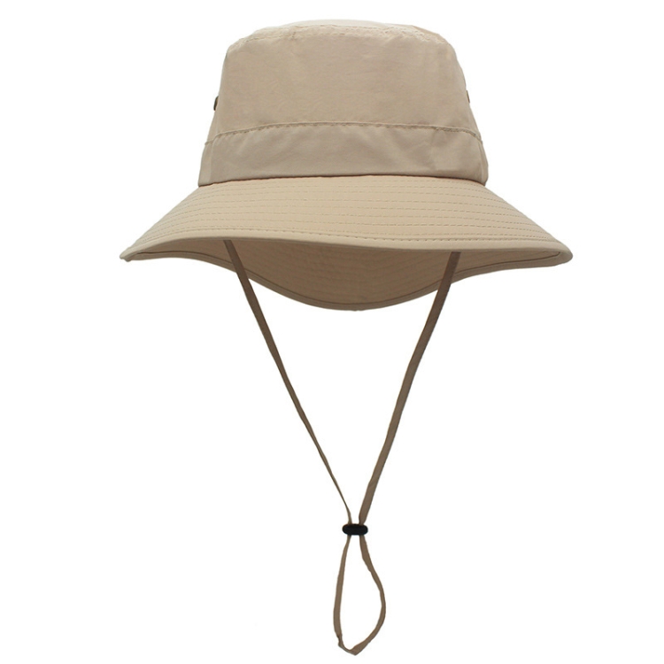 outfly Outdoor Breathable Fisherman Cap Lengthening Fish Tail Hiking Sunshade Cap(Light Khaki)