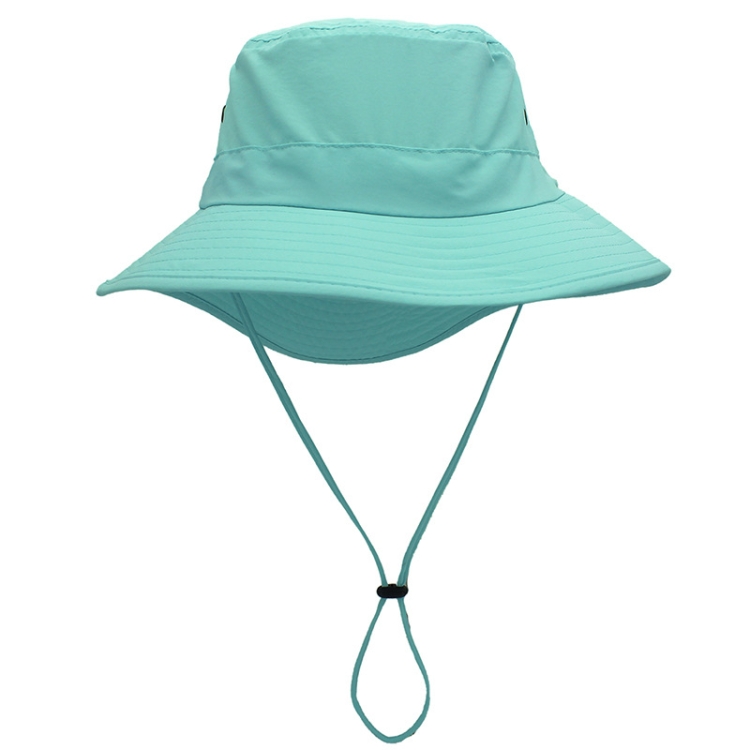 outfly Outdoor Breathable Fisherman Cap Lengthening Fish Tail Hiking Sunshade Cap(Sky Blue)