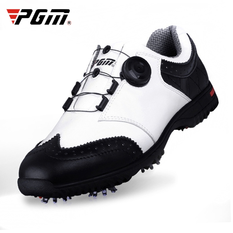 PGM Golf Activity Nail Waterproof Rotating Rotating Buckle Sneakers for Men (40)