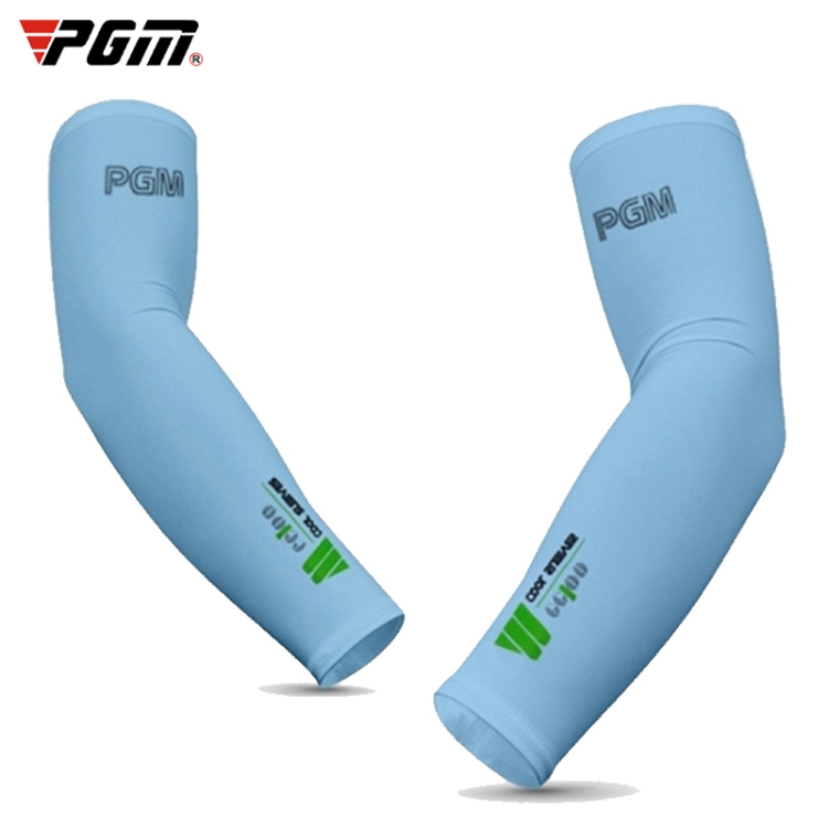 PGM Golf Ice Silk Sunscreen Sleeve for Men and Women (Color:Blue Size:XXL)