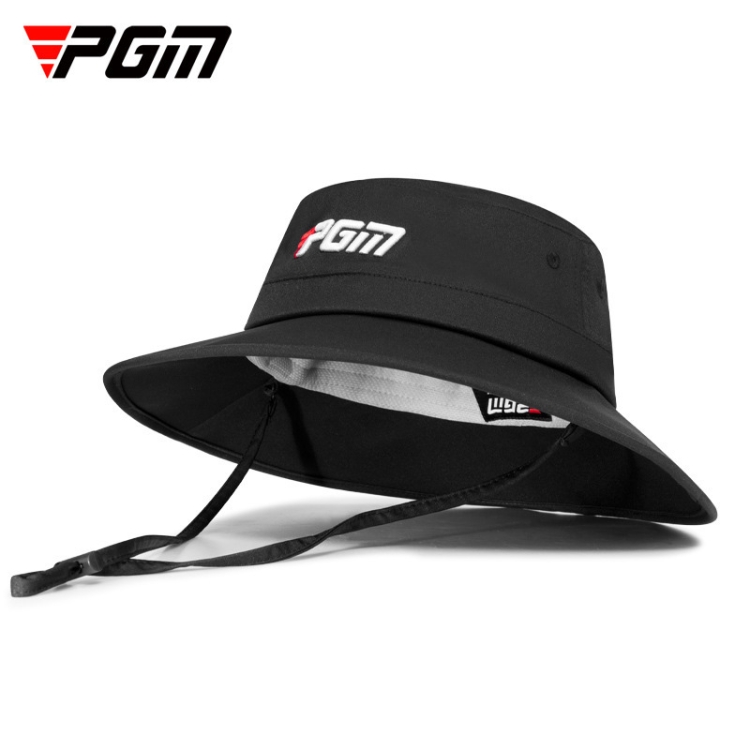 PGM MZ059 Golf Hat Men Sunshade Outdoor Fisherman Hat(Black)