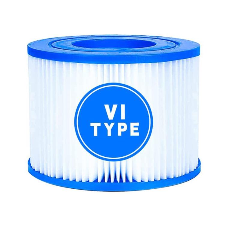 Pool Cleaner Filter Replacement Cartridge for Bestway, Lay-Z-Spa, Coleman, SaluSpa, and Intex(VI Cartridge)