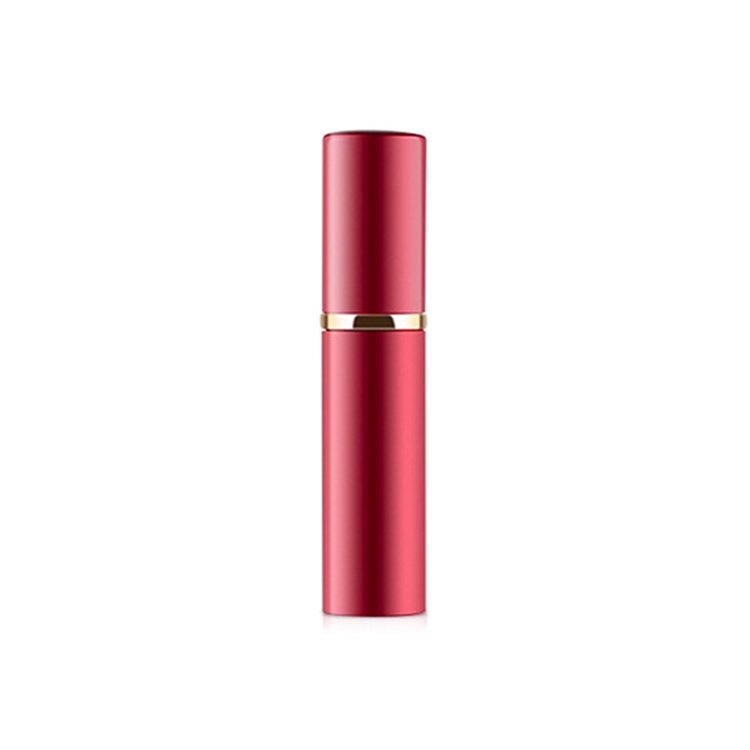 Portable Mini Refillable Glass Perfume Fine Mist Atomizers with Metallic Exterior, 5ml (Red)