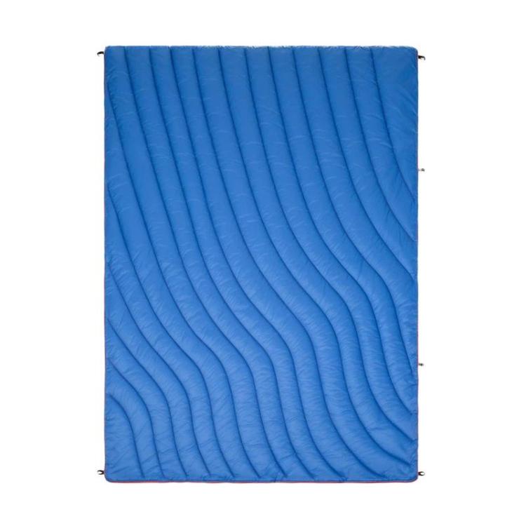 Portable Outdoor Camping Thermal Blanket Waterproof Camping Mat, Style: Blue 2-4