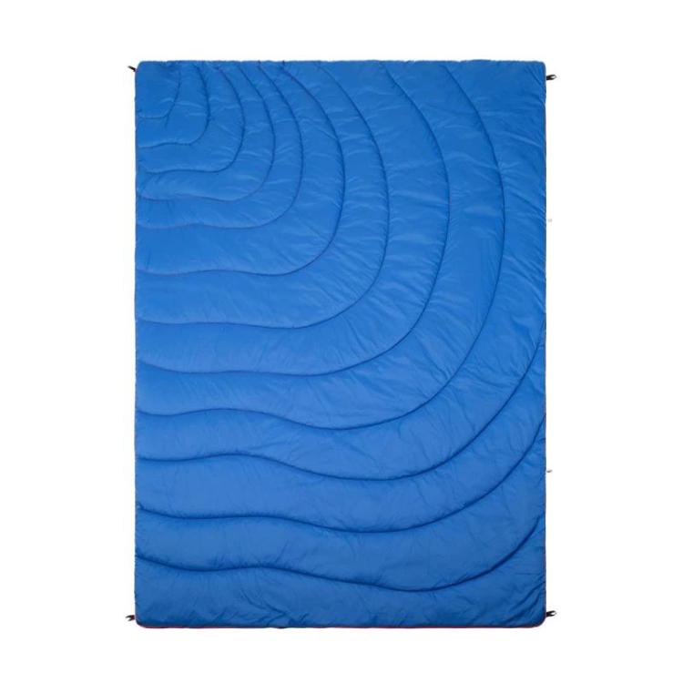 Portable Outdoor Camping Thermal Blanket Waterproof Camping Mat, Style: Blue 3-4