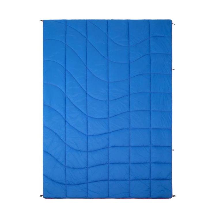 Portable Outdoor Camping Thermal Blanket Waterproof Camping Mat, Style: Blue 4-4