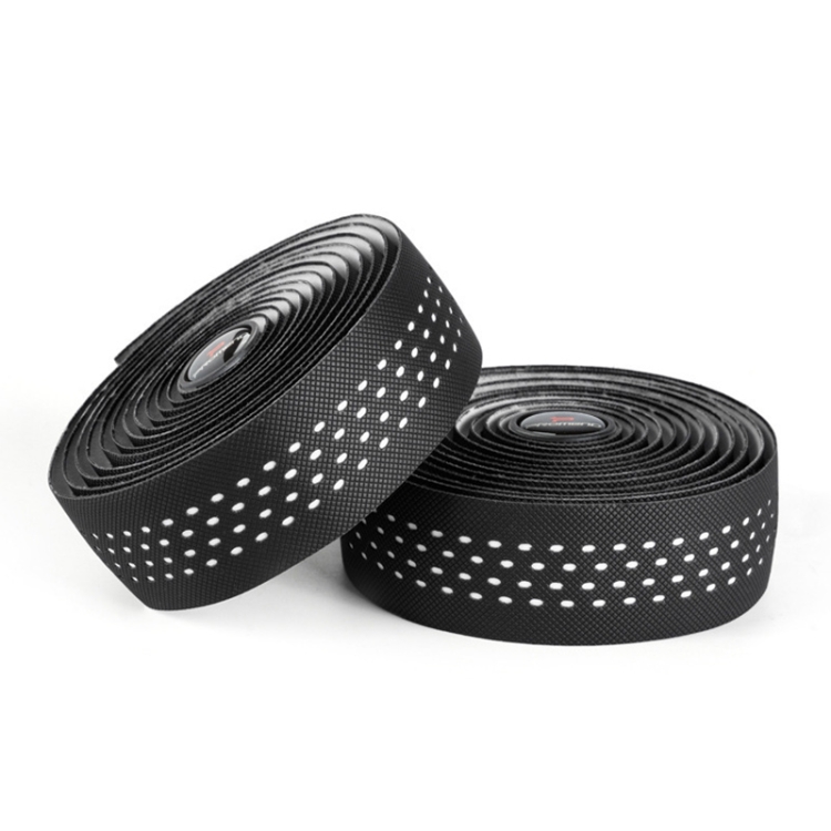 PROMEND GR-082 1 Pair Two-color Antiskid Bicycle Grips Tape (Black White)