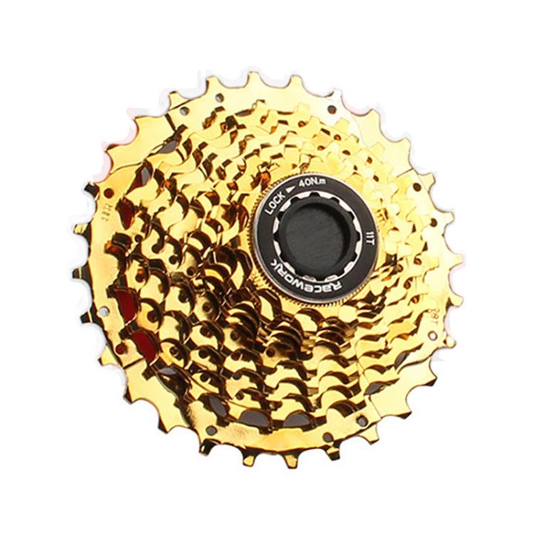 RACEWORK C0991A 11-speed Road Bicycle Cassette Flywheel, Color: Gold 11-34T