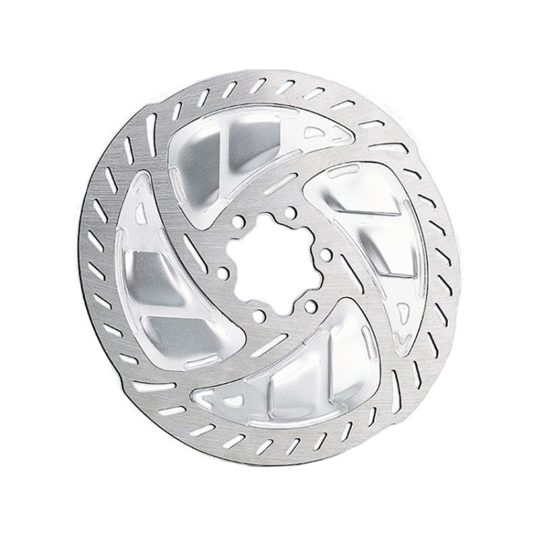 RACEWORK RK152 Mountain Bike Six-nail Heat Dissipation Wear-resistant Disc(Silver 140mm)
