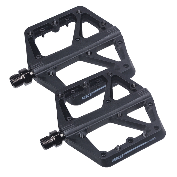 RACEWORK RK66 Mountain Bike Nylon Fiber Pedals(Black)
