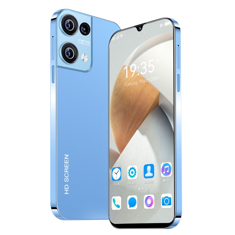 Reno8 Pro / B55, 2GB+16GB, 6.49 inch Screen, Face Identification, Android 8.1 MTK6580A Quad Core, Network: 3G, OTG, Dual SIM(Blue)