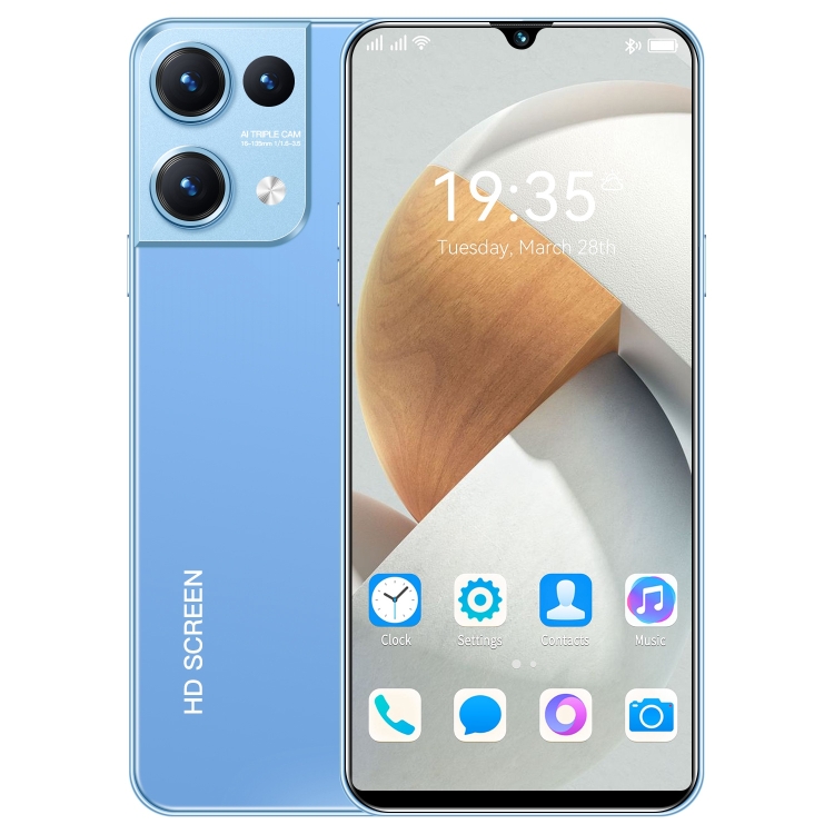 Reno9 Pro / B55, 2GB+16GB, 6.49 inch Screen, Face Identification, Android 8.1 MTK6580A Quad Core, Network: 3G, OTG, Dual SIM(Blue)