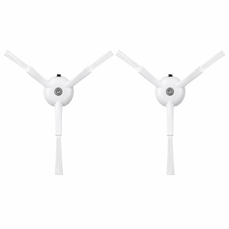 Replacement Accessories for Xiaomi Mijia Robot Vacuum 1S / Roborock S50 / T4 / T6 / T7, Specification:Dual White Triangle Side Brush