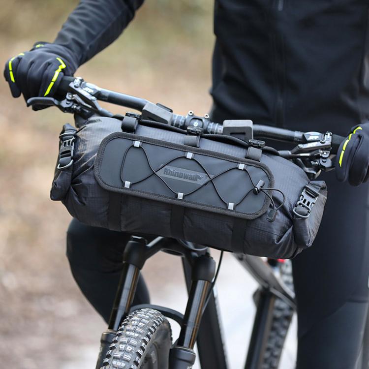 Rhinowalk RK9300 Large-capacity Waterproof Outdoor Cycling Front Bag Bicycle Hanging Bag(Black)
