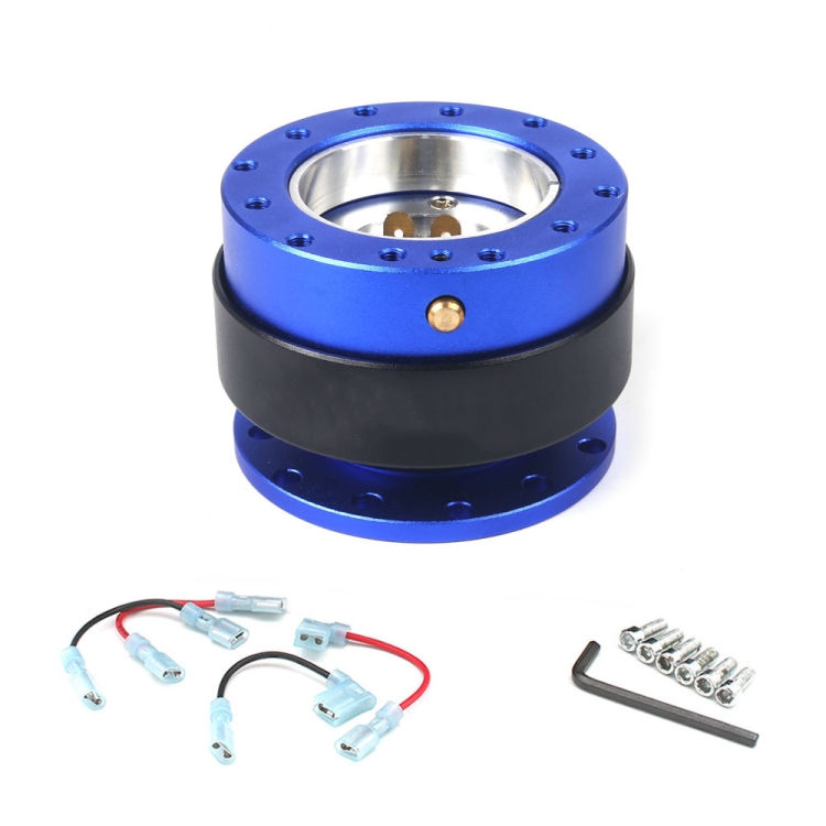 Ruota Sterero con Supporto a Rilascio Rapido (Blu)