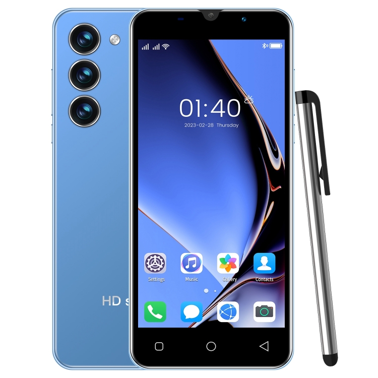 S23+ DP10, 512MB+4GB, 5.0 inch Screen, Face Identification, Android 4.4.2 MTK6572 Dual Core, Network: 3G(Light Blue)