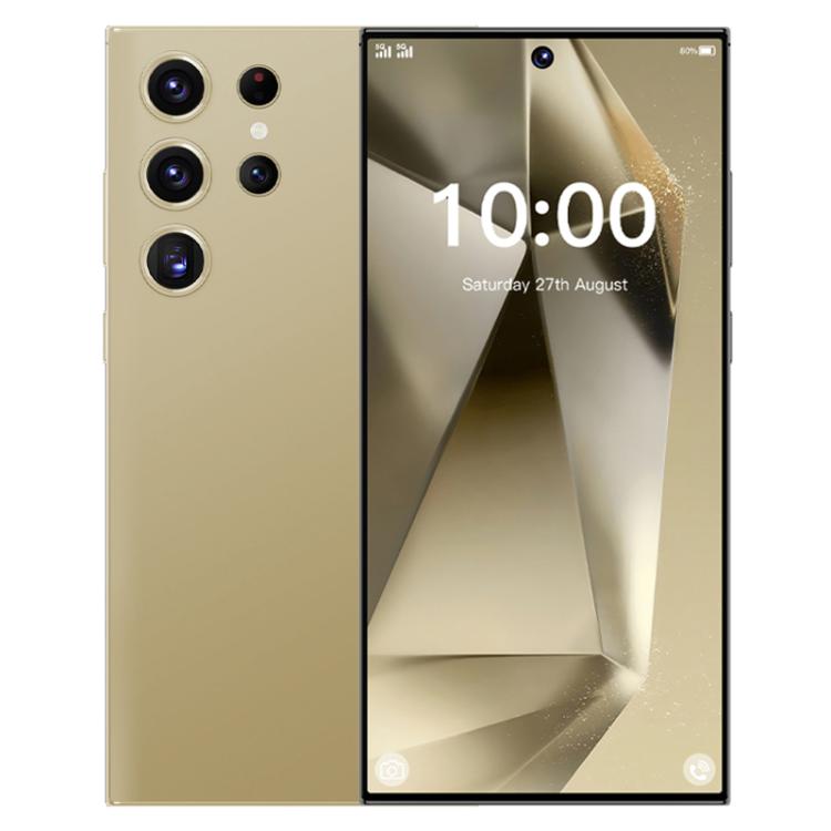 S24 Ultra / S7, 4GB+128GB, 6.75 inch Android 10 MTK6750 Octa Core, Network: 4G, Dual SIM, Plug:US Plug(Gold)