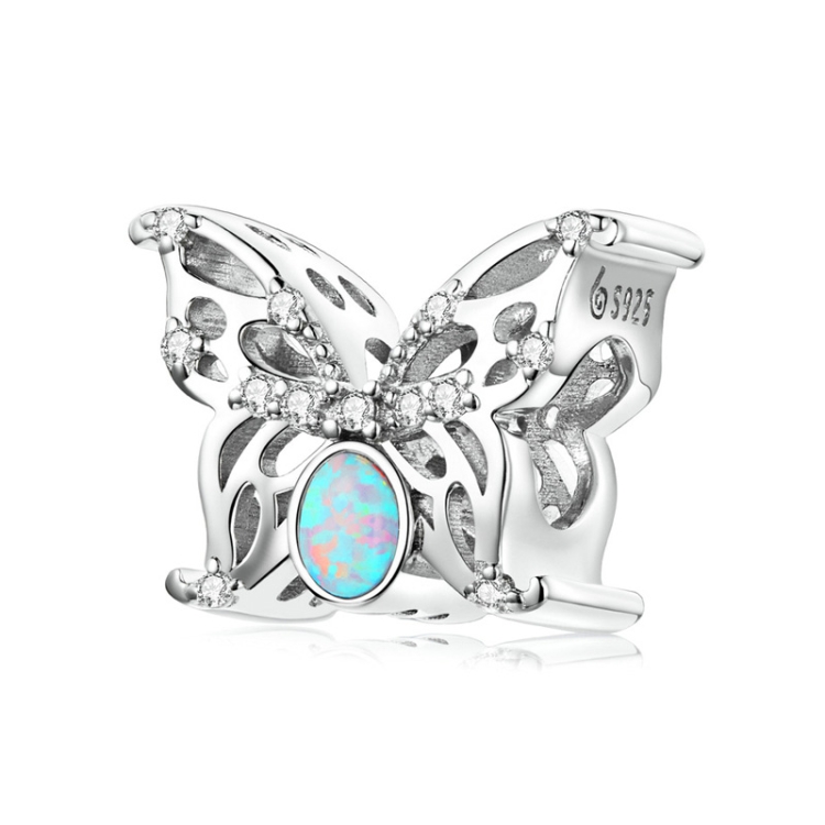 S925 Butterfly Series DIY Bracelet Pearl Accessories, Style: BSC558