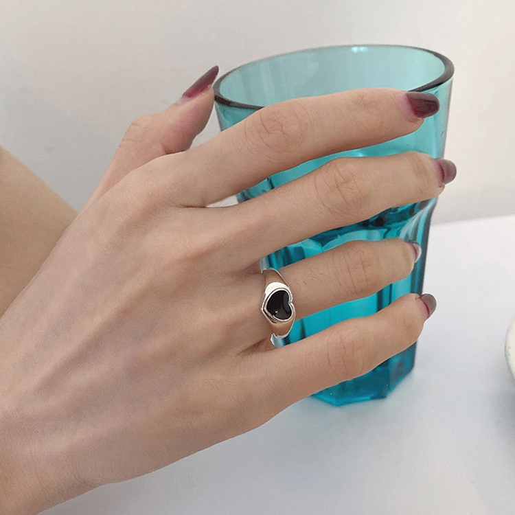 S925 Sterling Silver Cool Style Ladies Combination Ring, Specification:J1071