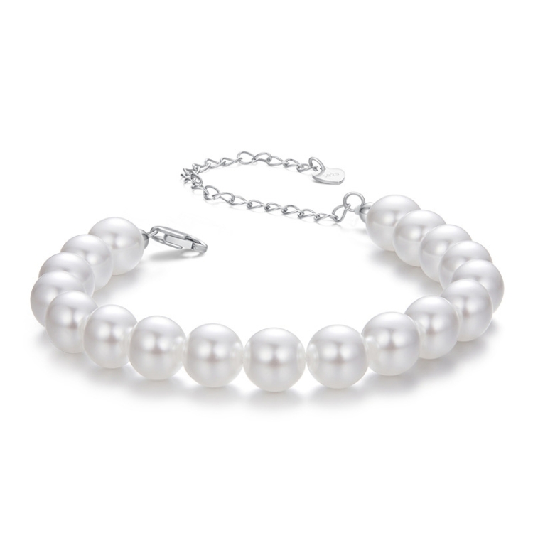S925 Sterling Silver Elegant Pearl Bracelet(8mm)