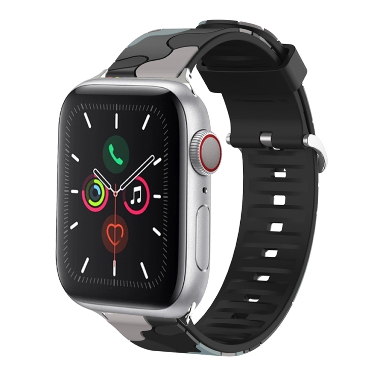 Silicone Replaceable Watch Band For Apple Watch Series 7 45mm / 6 & SE & 5 & 4 44mm / 3 & 2 & 1 42mm(7)