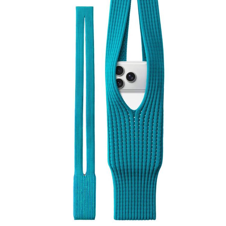 Single-Shoulder Accessory Phone Pocket Mini Bag, Size:Short(Peacock Green)