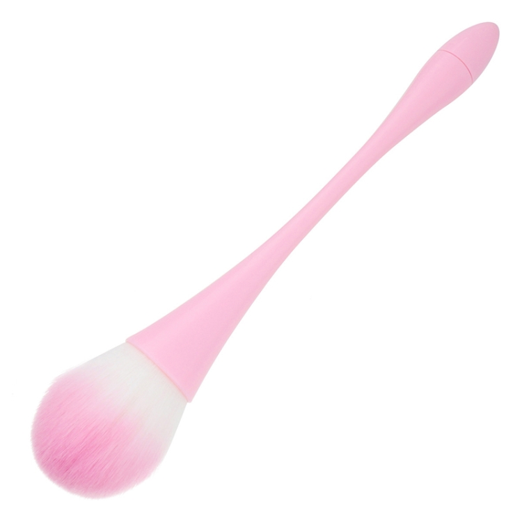 Single Small Waist Makeup Brush Nail Powder Dust Blush Loose Powder Brush, Specification: Pink Rod Pink Hair