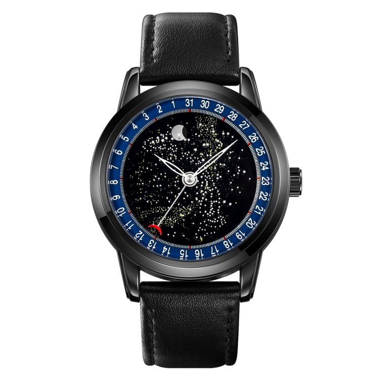 SKMEI 2116 Multifunctional Men 30M Waterproof Fashion Casual Quartz Watch(Blue Leather)