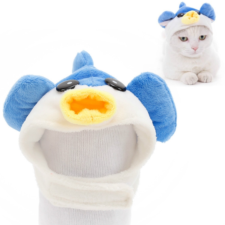 Soft Cat Headgear Cat Dog Cross Dress Pet Hat, Size: L(Pufferfish)