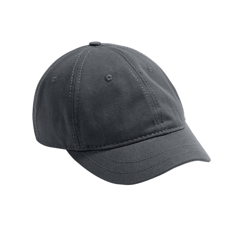 Soft Top Retro All-match Short-brimmed Hat Big Head Peaked Cap(Grey)