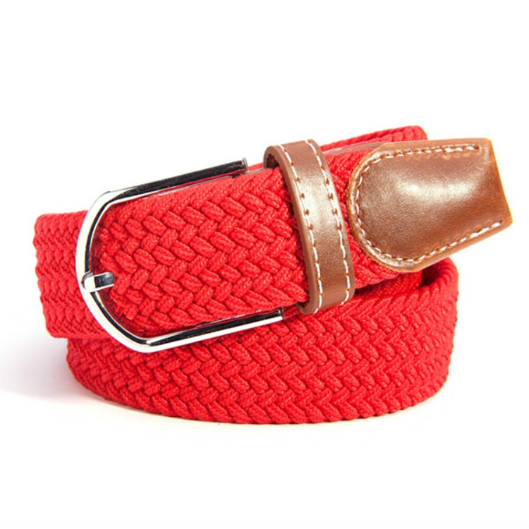 Stretch Canvas Woven Waistband for Men / Women, Length:105cm(No.10 Color)