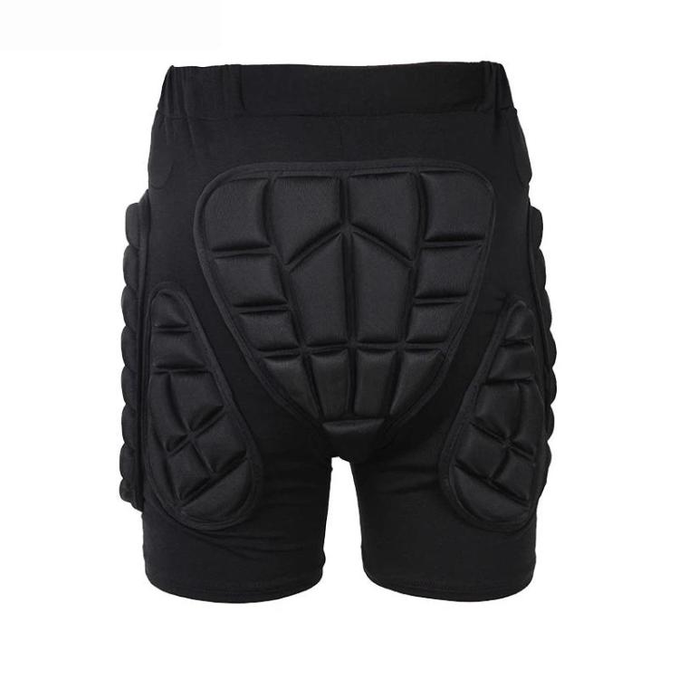 SULAITE Outdoor Sports Skiing Roller Skating Safety Anti-fall Protective Hip Pants, Size: XL(Black)