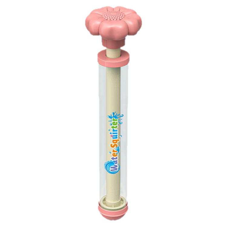 Summer Beach Portable Fireworks Splashing Spray Pull-out Water Gun(Pink)
