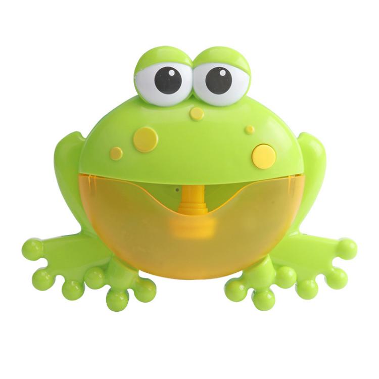 Summer Bubble Machine Toy Children Bubble Bath Water Game Bathroom Bubble Machine With Music(Frog)