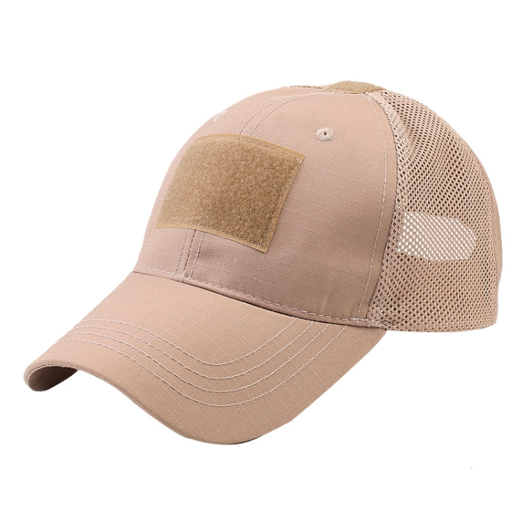 Summer Camouflage Baseball Mesh Cap Sports Sunshade Cap, Size: Free Size(Khaki)