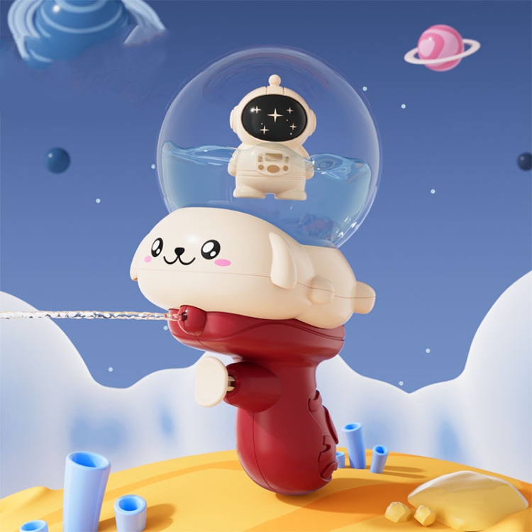 Summer Children Cartoon Bared Water Toys Outdoor Water Play Toys, Style: Astronaut Red